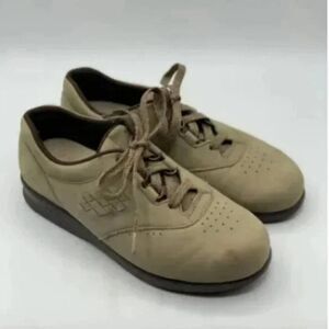 SAS Free Time Suede Leather Comfort Walking Shoes Size 6.5